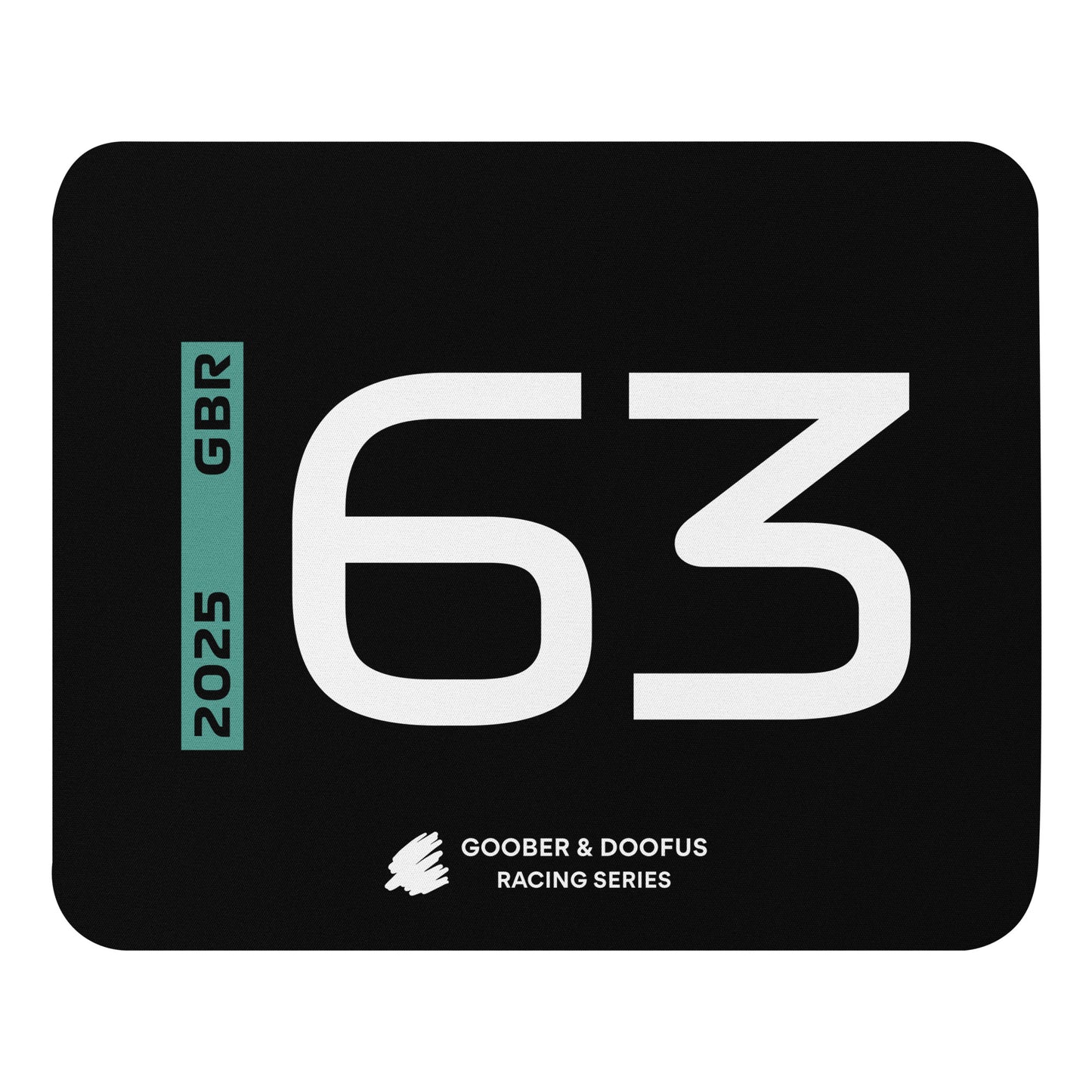 #63 F1 Driver George Russell Mouse Pad