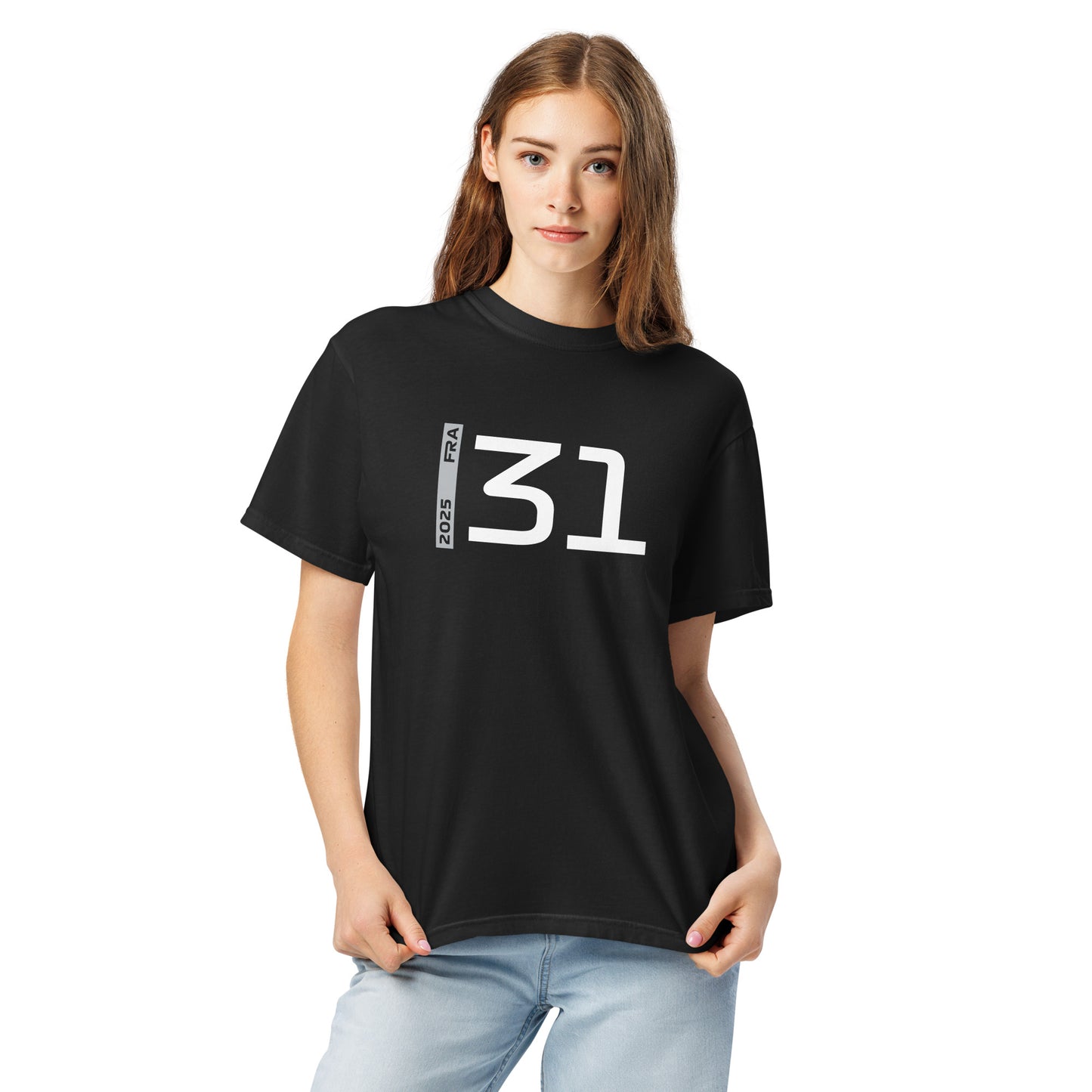 #31 F1 Driver Esteban Ocon Unisex T-Shirt in Black