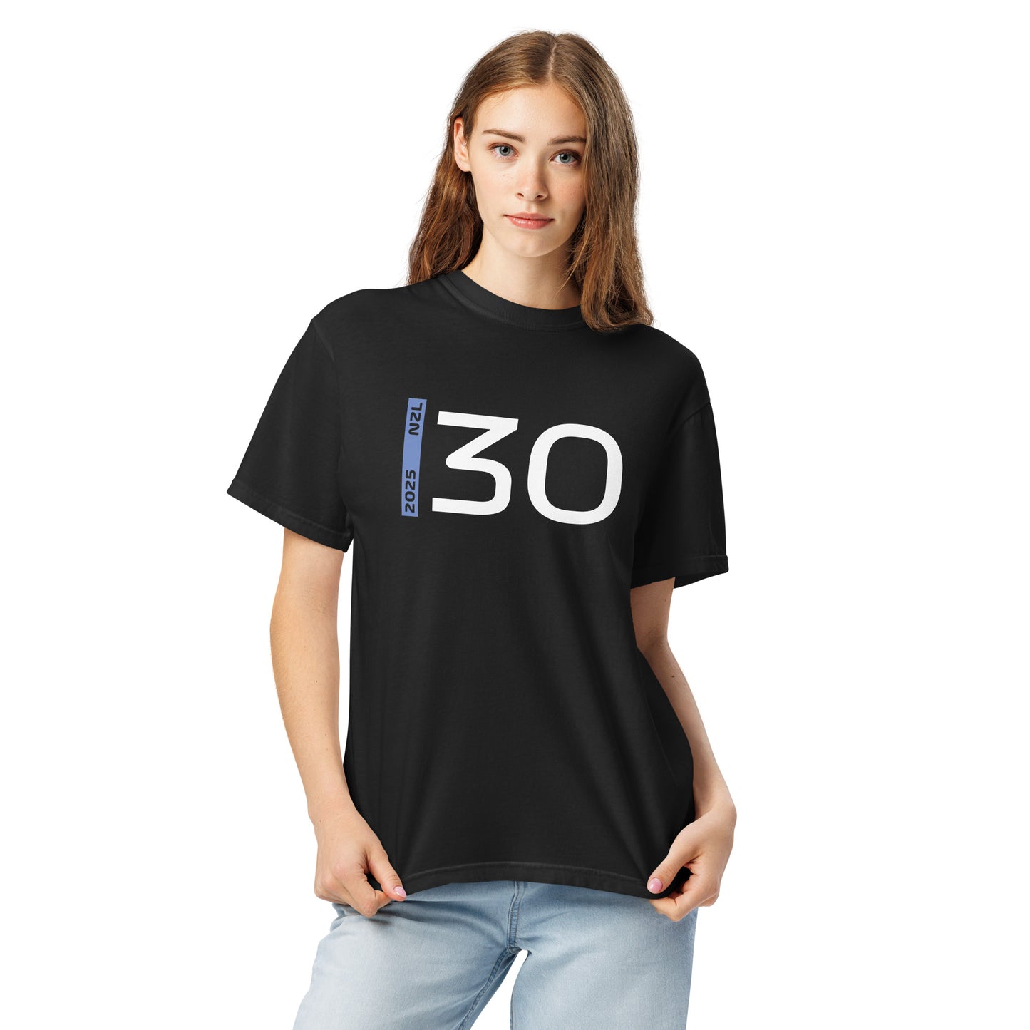 #30 F1 Driver Liam Lawson Unisex T-Shirt in Black