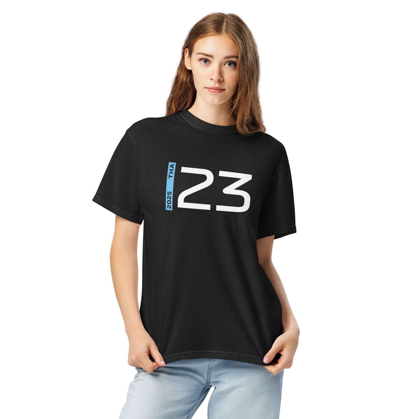 #23 F1 Driver Alex Albon Unisex T-Shirt in Black