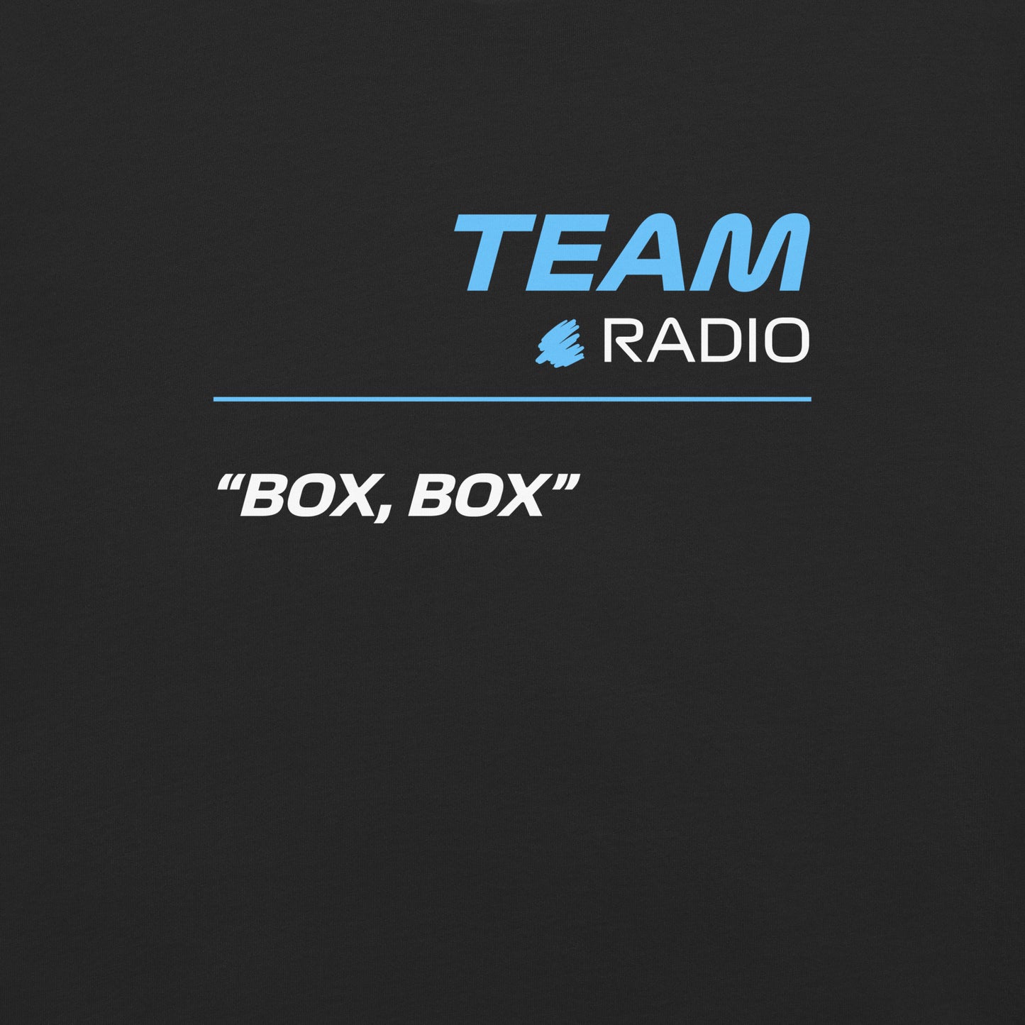 Williams F1 Team Radio Unisex T-Shirt in Black