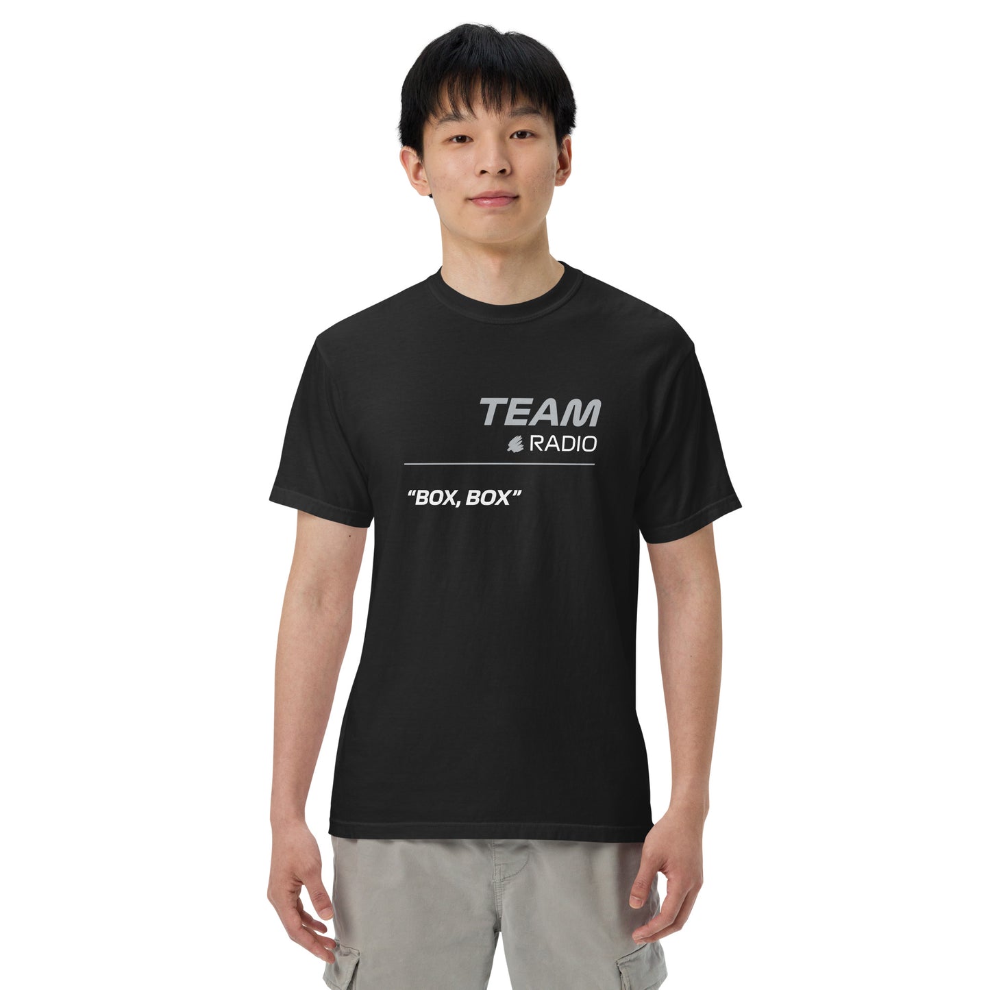 Haas F1 Team Radio Unisex T-Shirt in Black