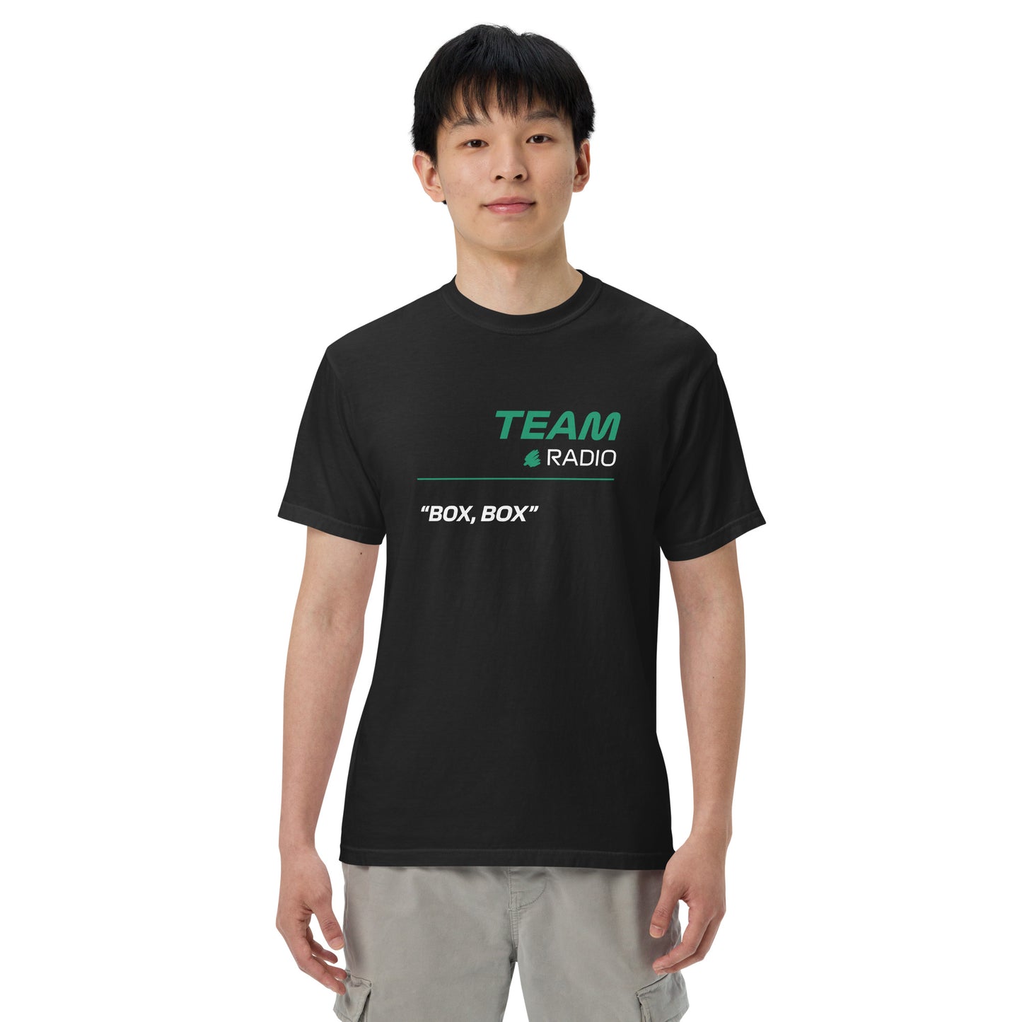 Aston Martin F1 Team Radio Unisex T-Shirt in Black