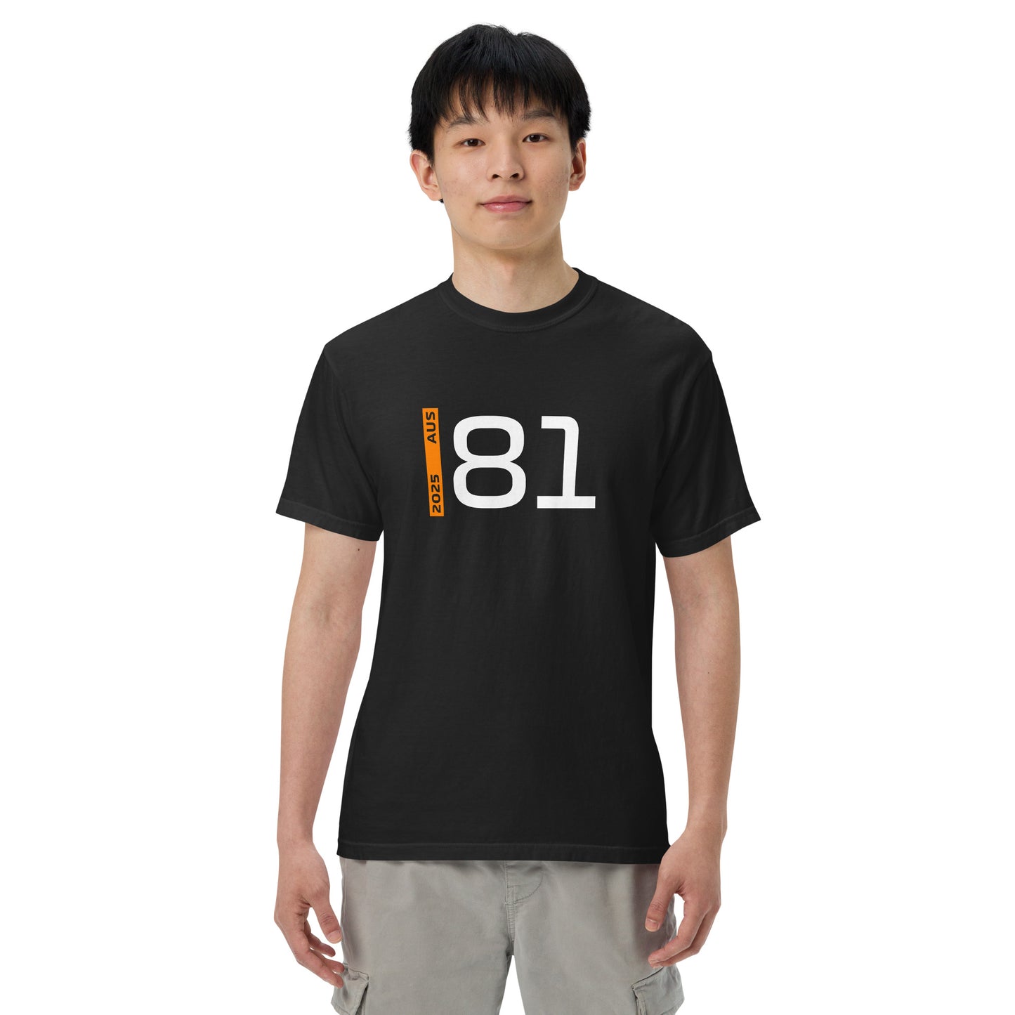 #81 F1 Driver Oscar Piastri Unisex T-Shirt in Black