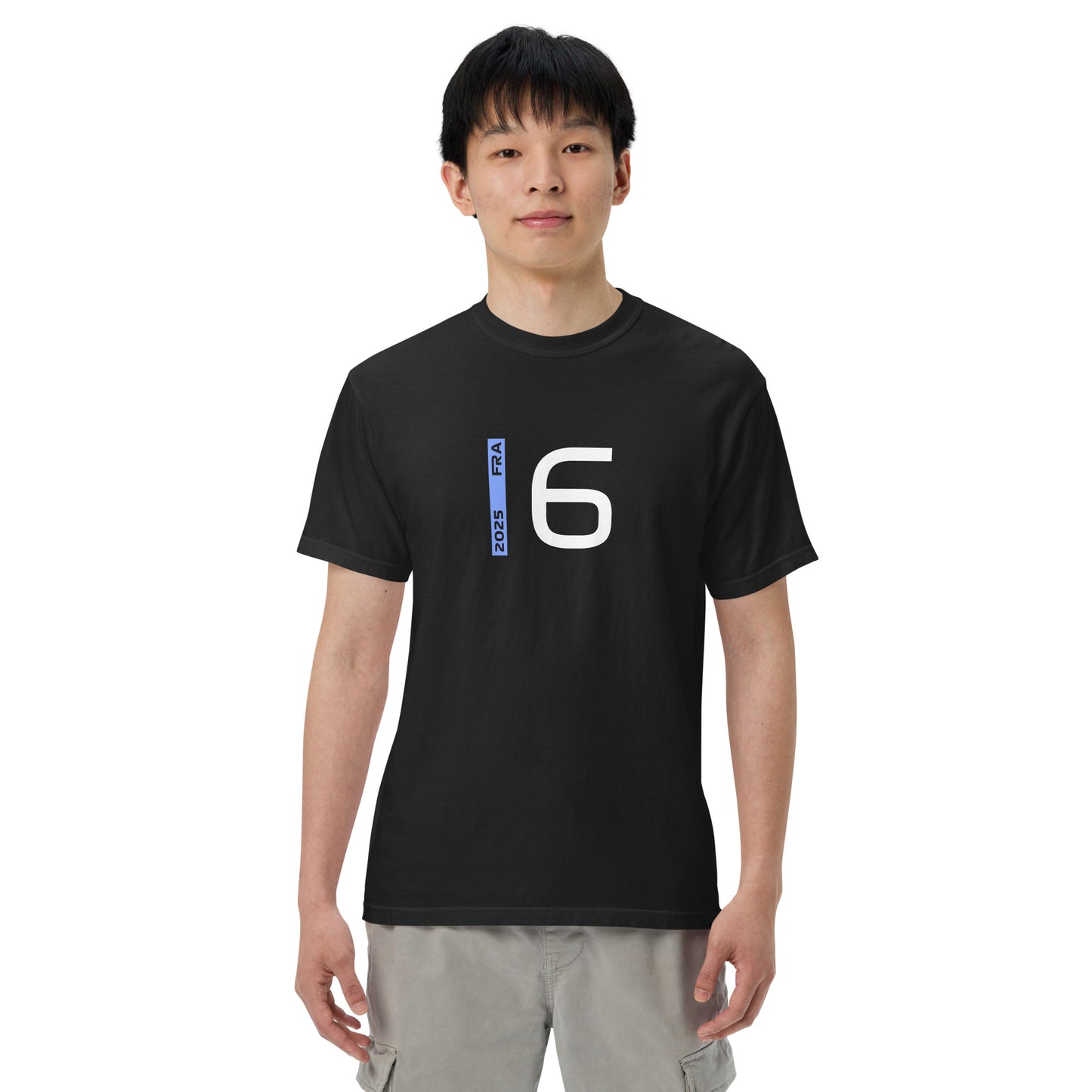 #6 F1 Driver Isack Hadjar Unisex T-Shirt in Black