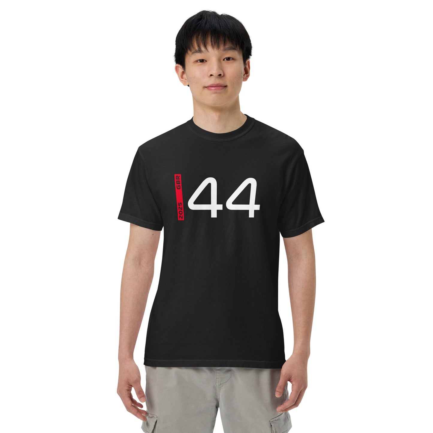 #44 F1 Driver Lewis Hamilton Unisex T-Shirt in Black