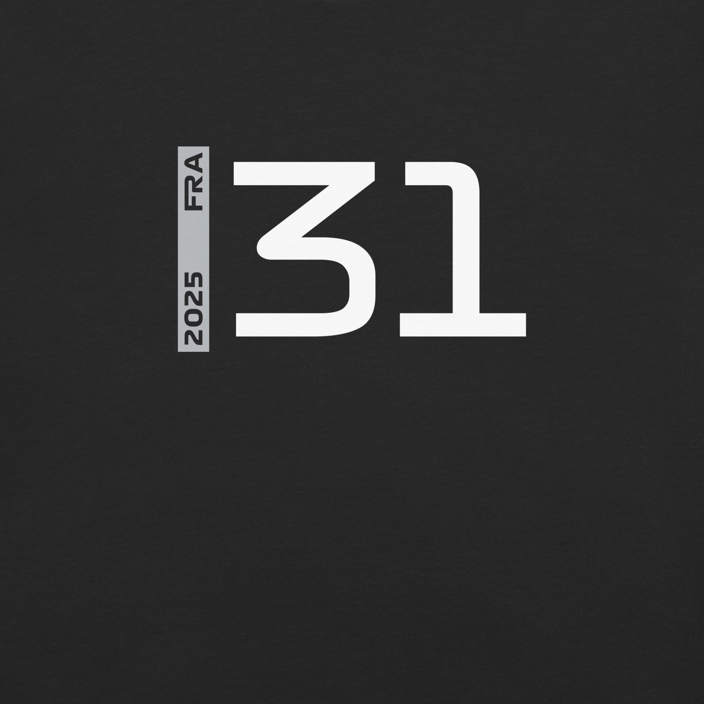 #31 F1 Driver Esteban Ocon Unisex T-Shirt in Black