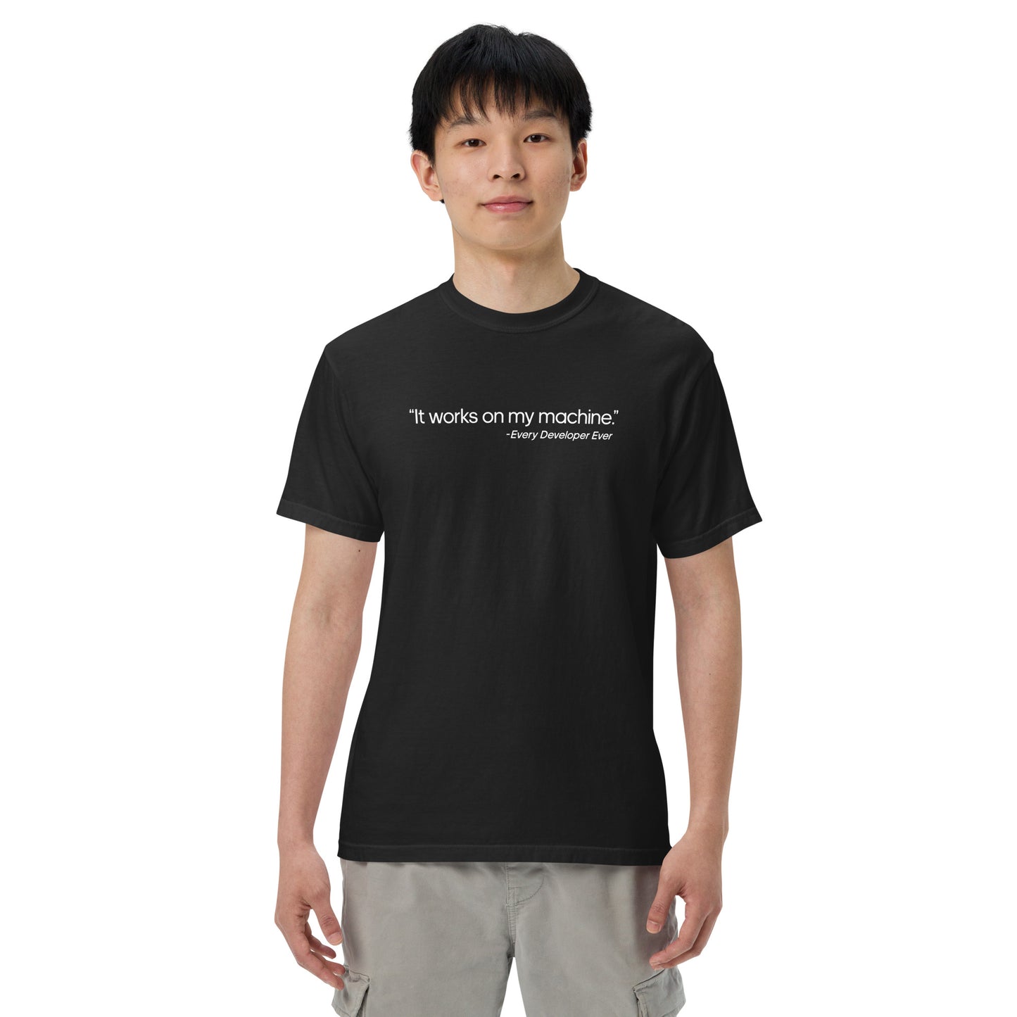 It Works on My Machine Unisex T-Shirt in Black