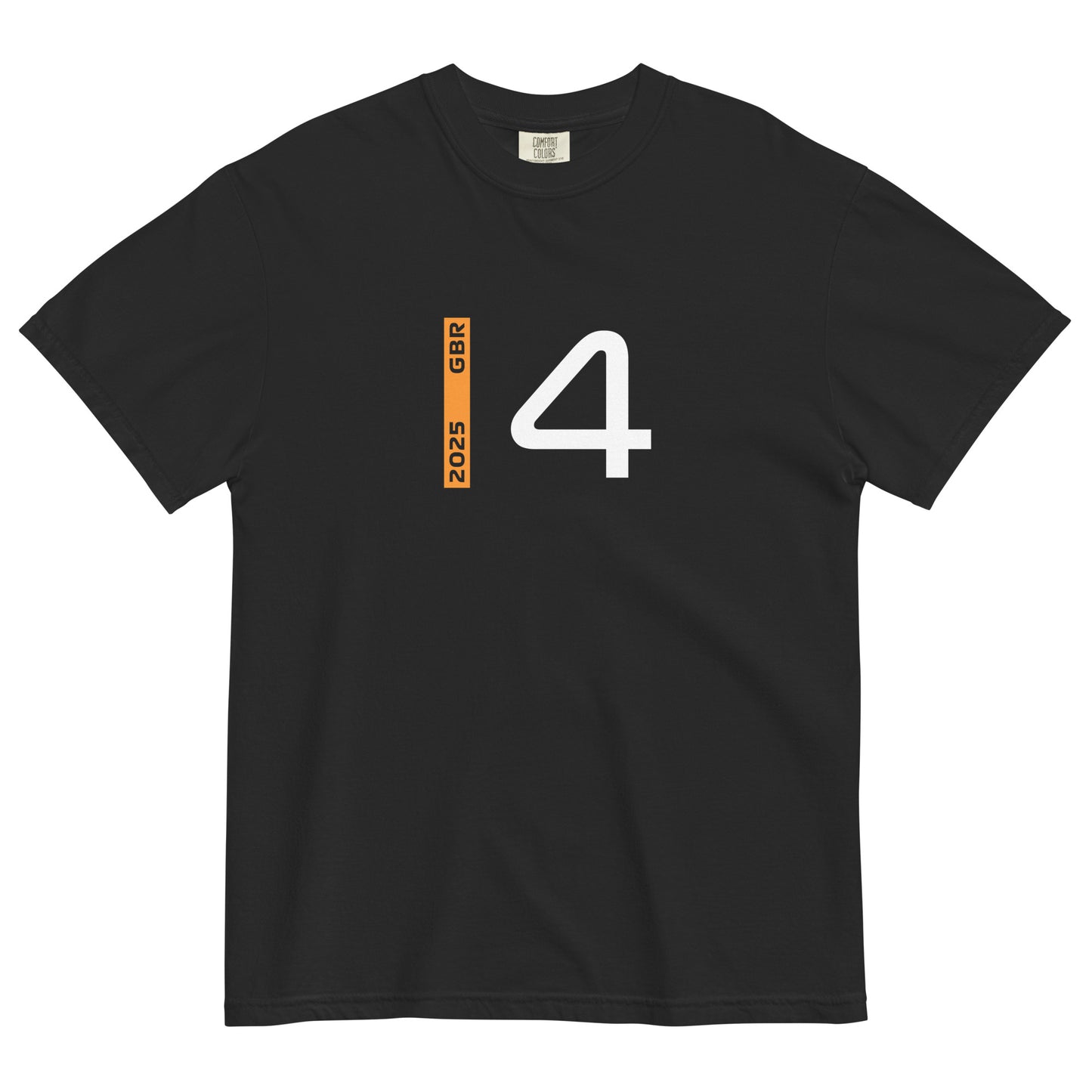#4 F1 Driver Lando Norris Unisex T-Shirt in Black