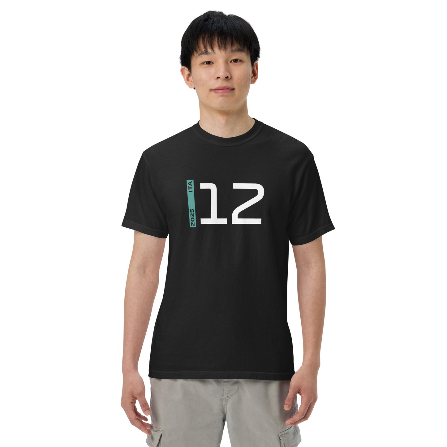 #12 F1 Driver Andrea Kimi Antonelli Unisex T-Shirt in Black