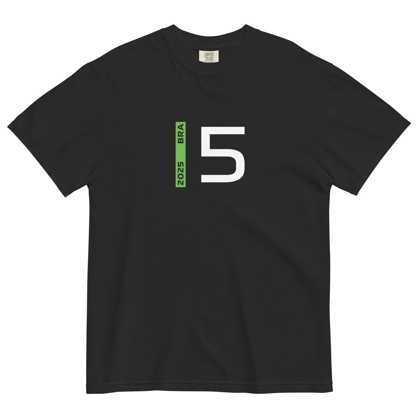 #5 F1 Driver Gabriel Bortoleto Unisex T-Shirt in Black