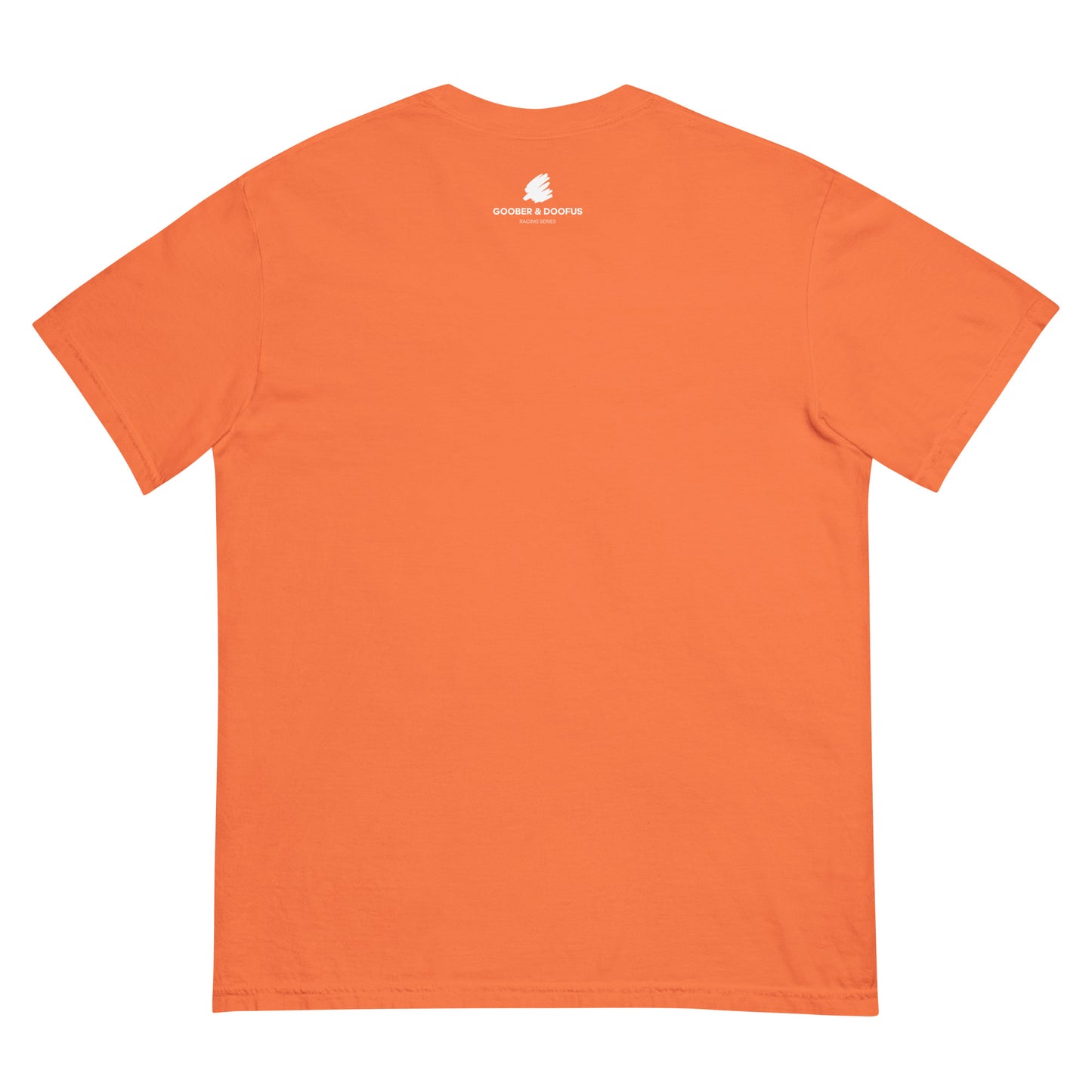 Two Secs Ted Spanned F1 Racing Unisex T-Shirt in Burnt Orange