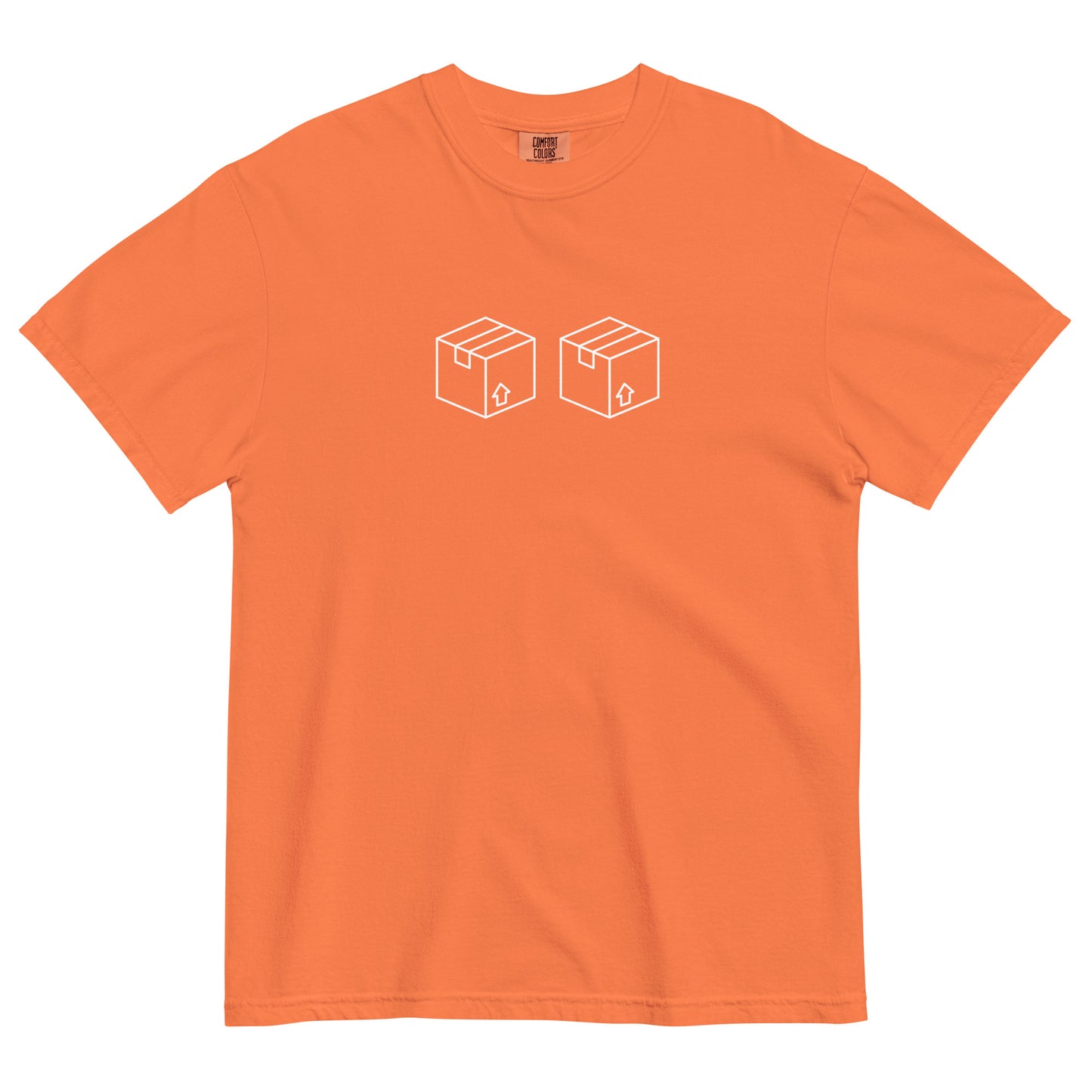 Box Box F1 Graphic Unisex T-Shirt in Burnt Orange