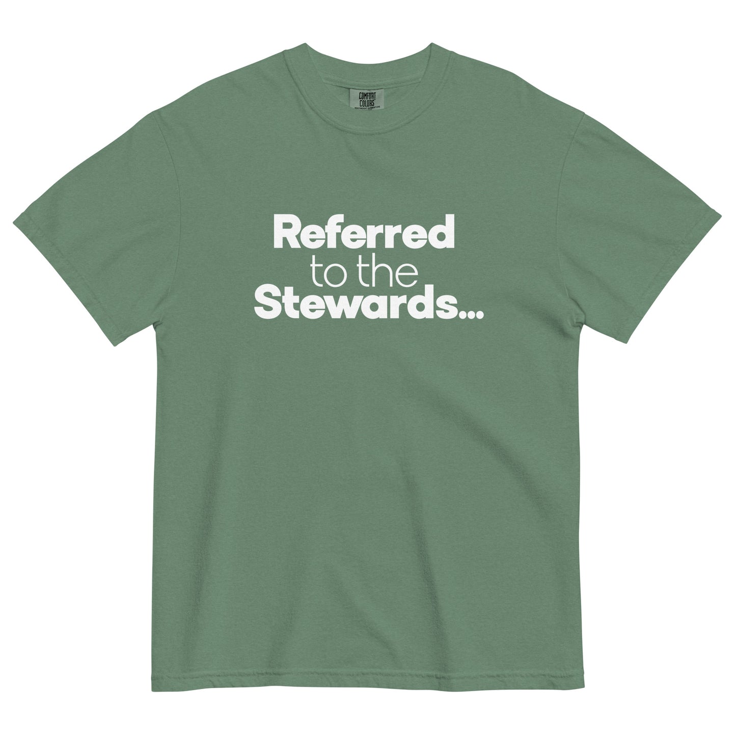 Referred to the Stewards Unisex T-Shirt in Light Green
