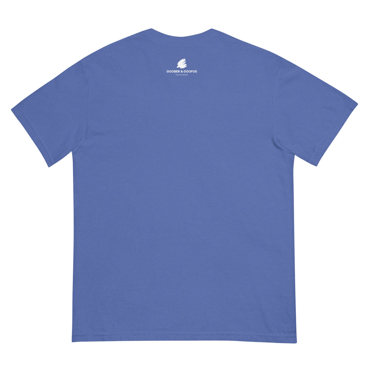 Two Secs Ted Spanned F1 Racing Unisex T-Shirt in Mystic Blue