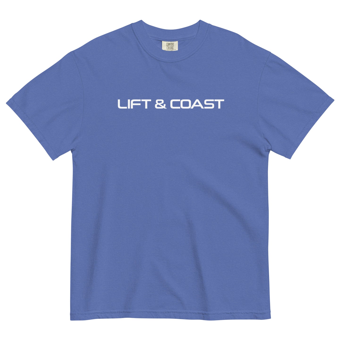 Lift and Coast F1 Racing Unisex T-Shirt in Mystic Blue