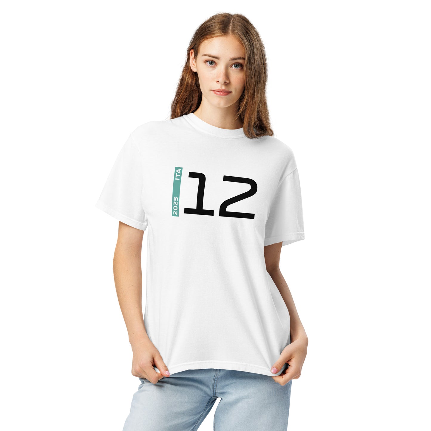 #12 F1 Driver Andrea Kimi Antonelli Unisex T-Shirt in White