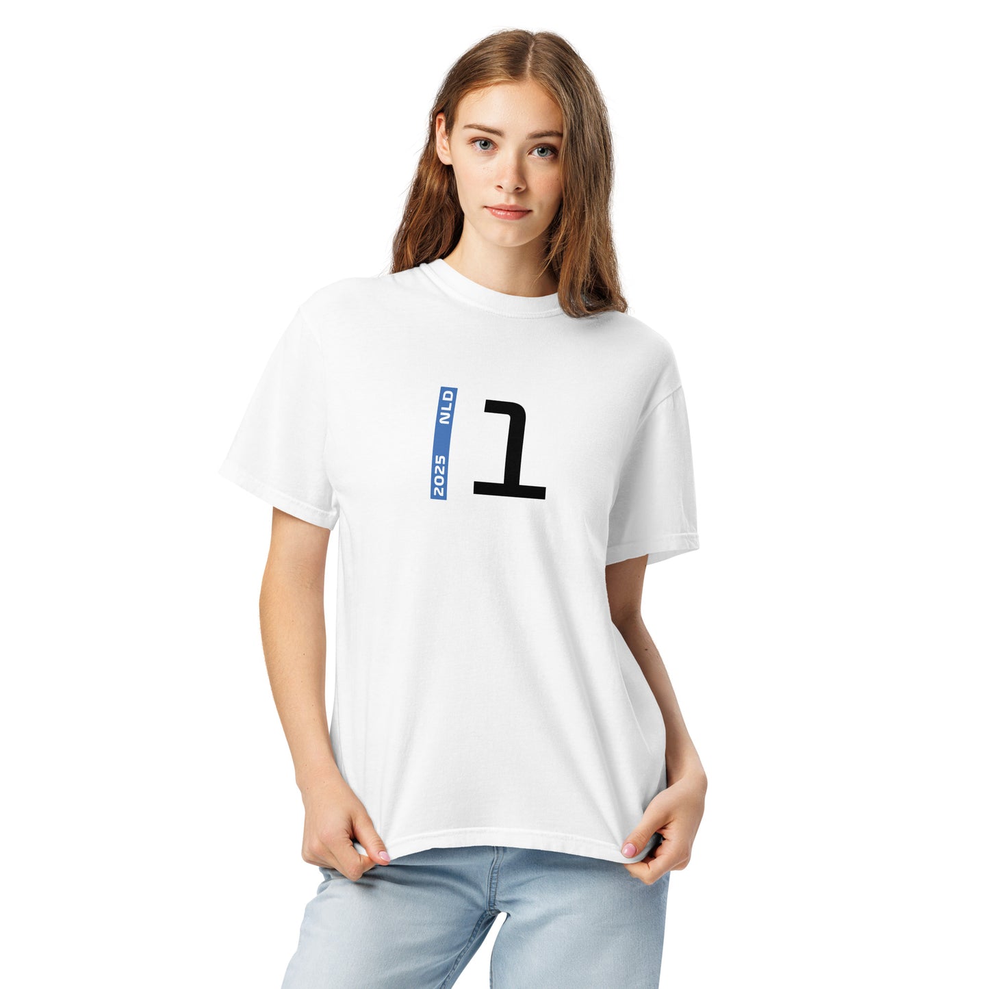 #1 F1 Driver Max Verstappen Unisex T-Shirt in White