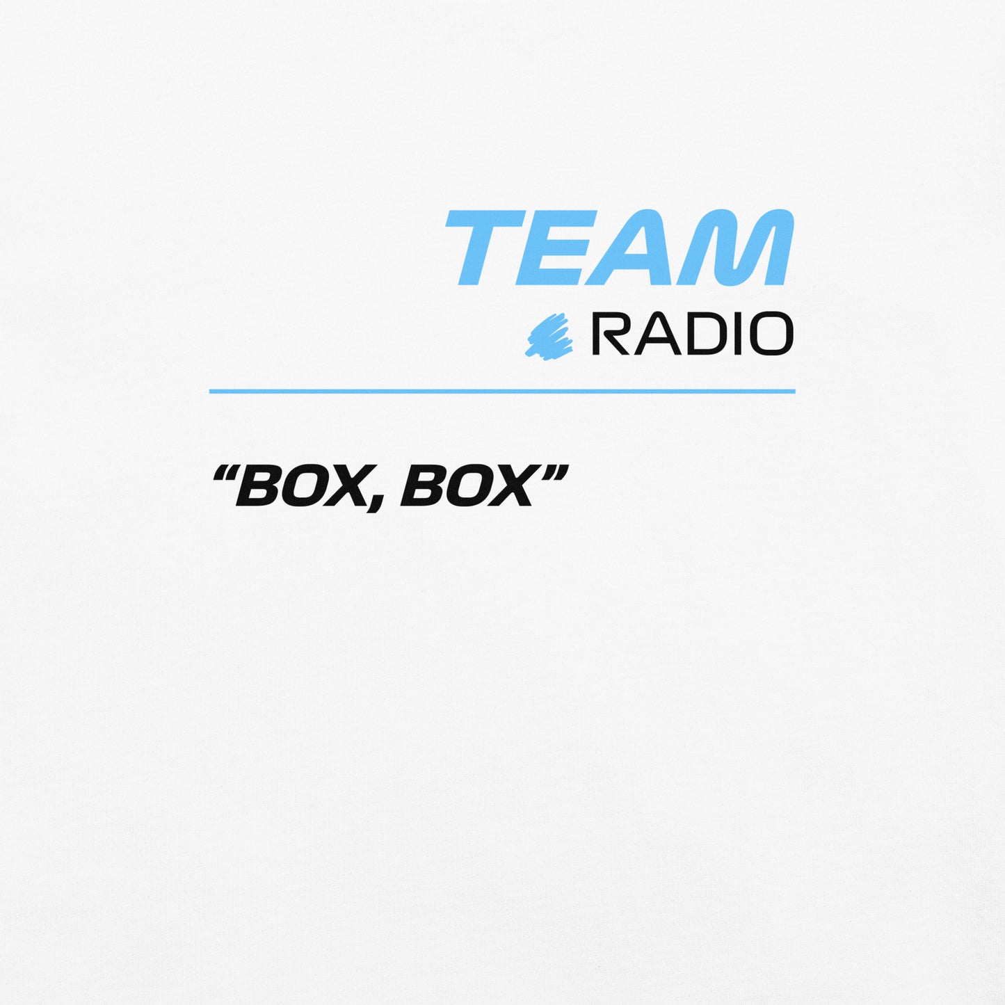 Williams F1 Team Radio Unisex T-Shirt in White
