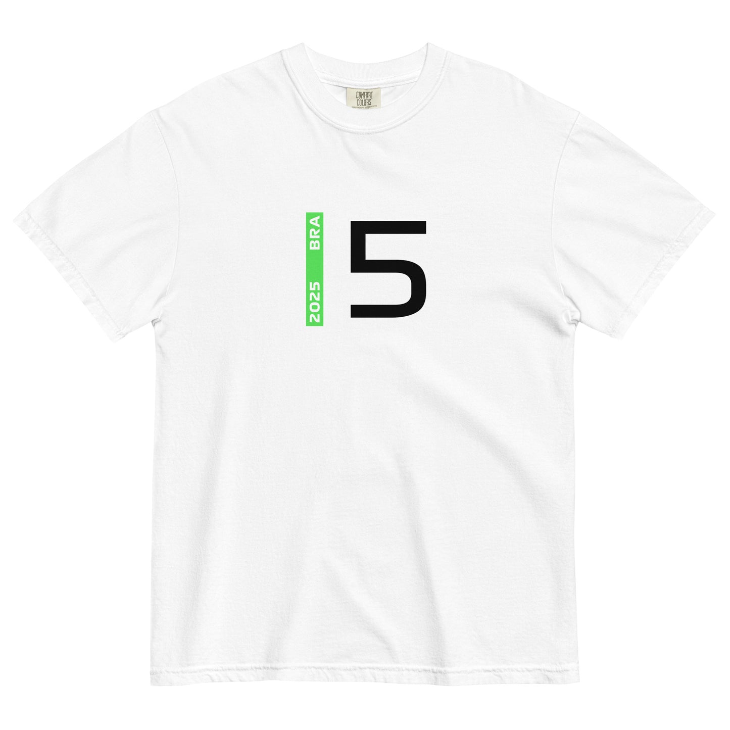 #5 F1 Driver Gabriel Bortoleto Unisex T-Shirt in White