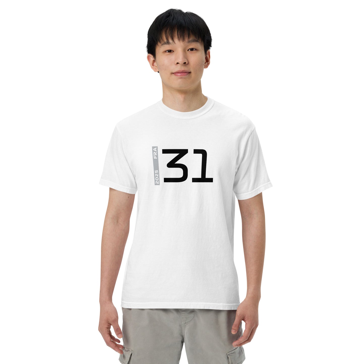 #31 F1 Driver Esteban Ocon Unisex T-Shirt in White