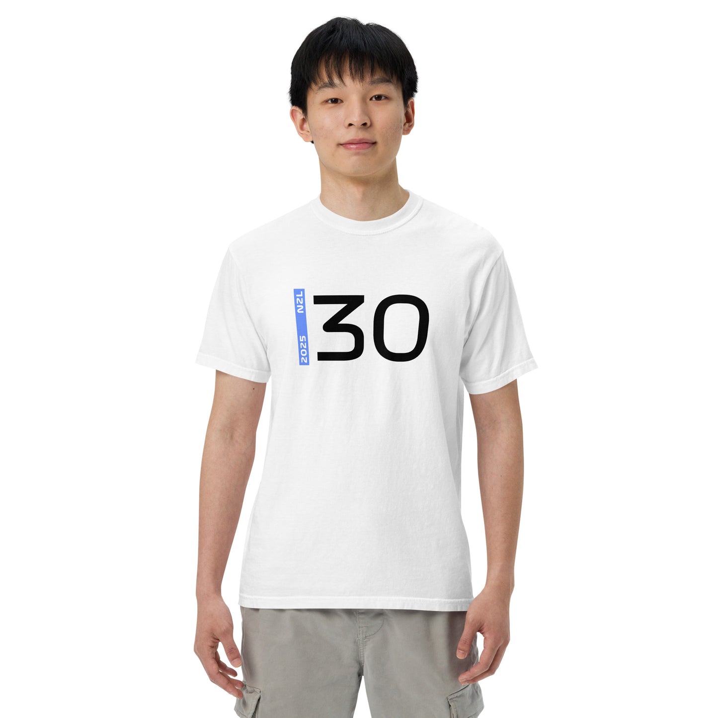 #30 F1 Driver Liam Lawson Unisex T-Shirt in White