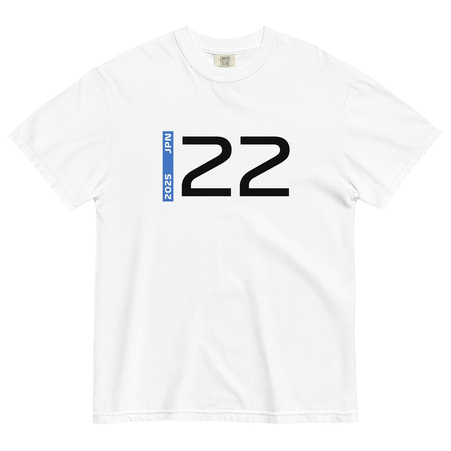 #22 F1 Driver Yuki Tsunoda Unisex T-Shirt in White
