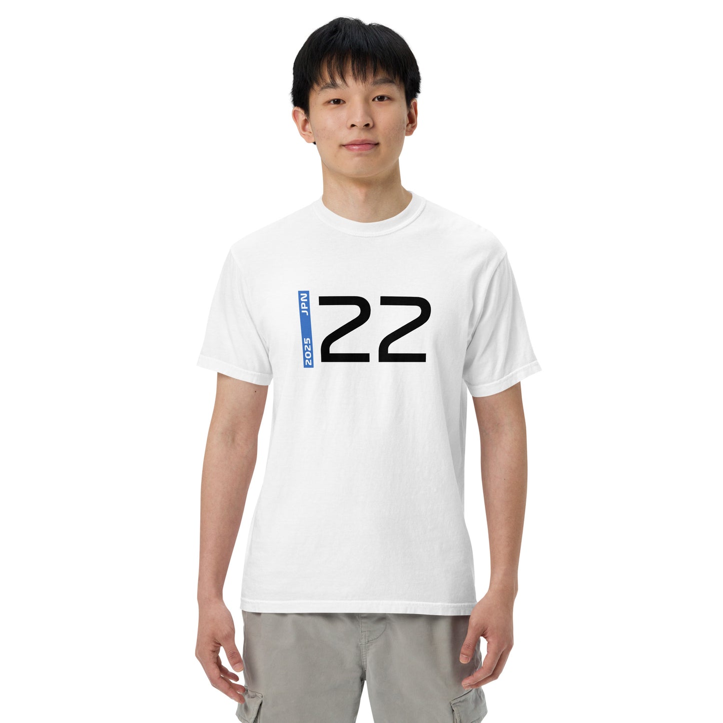 #22 F1 Driver Yuki Tsunoda Unisex T-Shirt in White