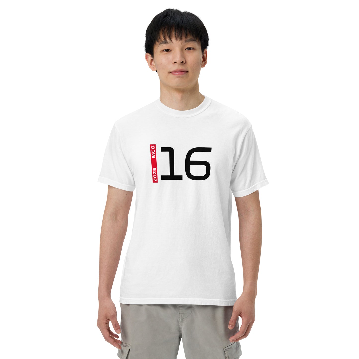#16 F1 Driver Charles Leclerc Unisex T-Shirt in White