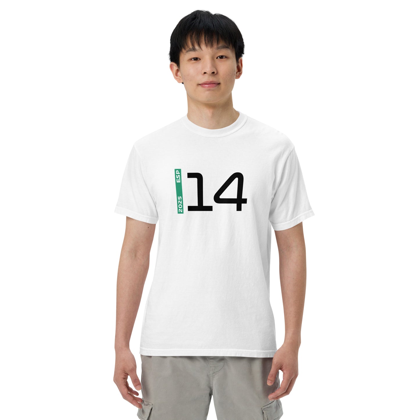 #14 F1 Driver Fernando Alonso Unisex T-Shirt in White