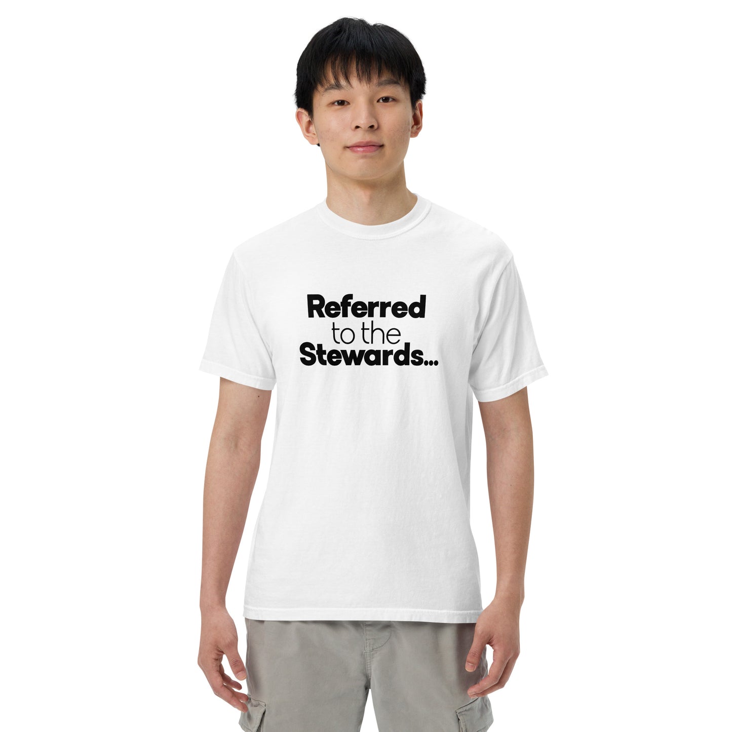 Referred to the Stewards Unisex T-Shirt in White