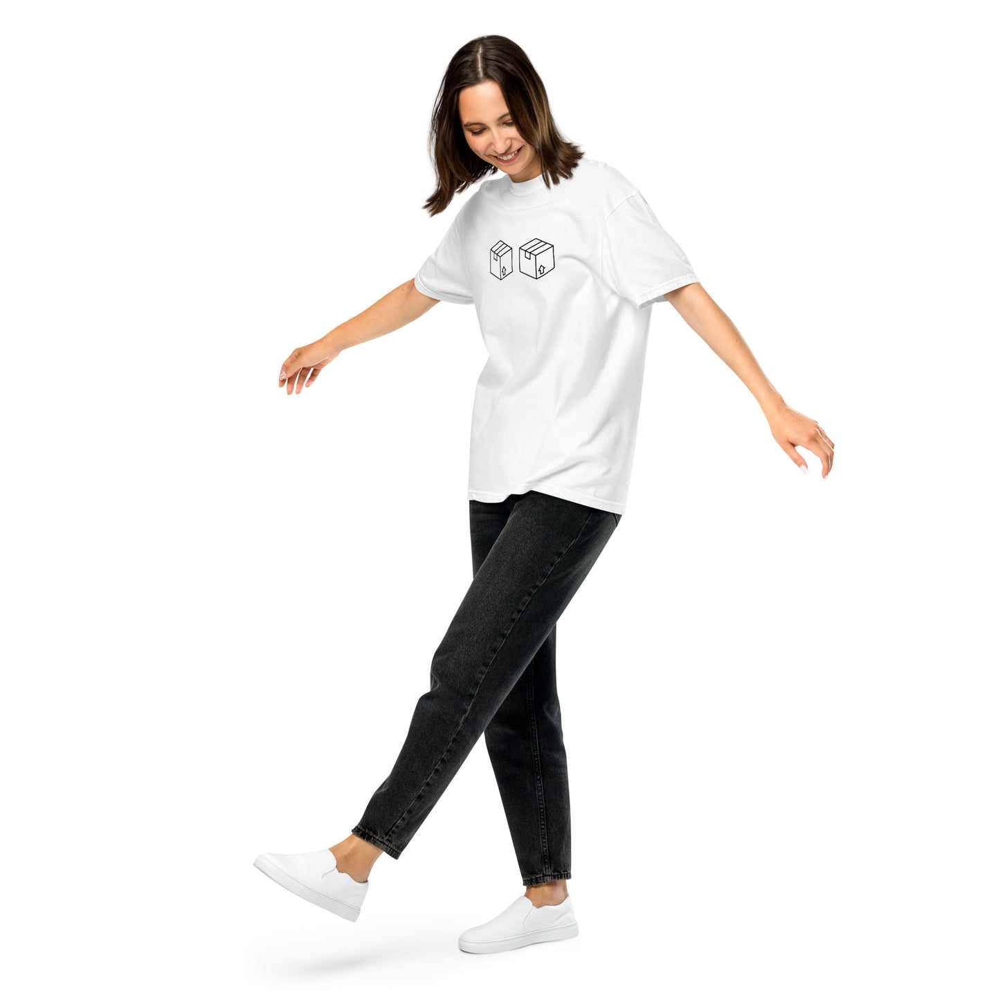 Box Box F1 Graphic Unisex T-Shirt in White