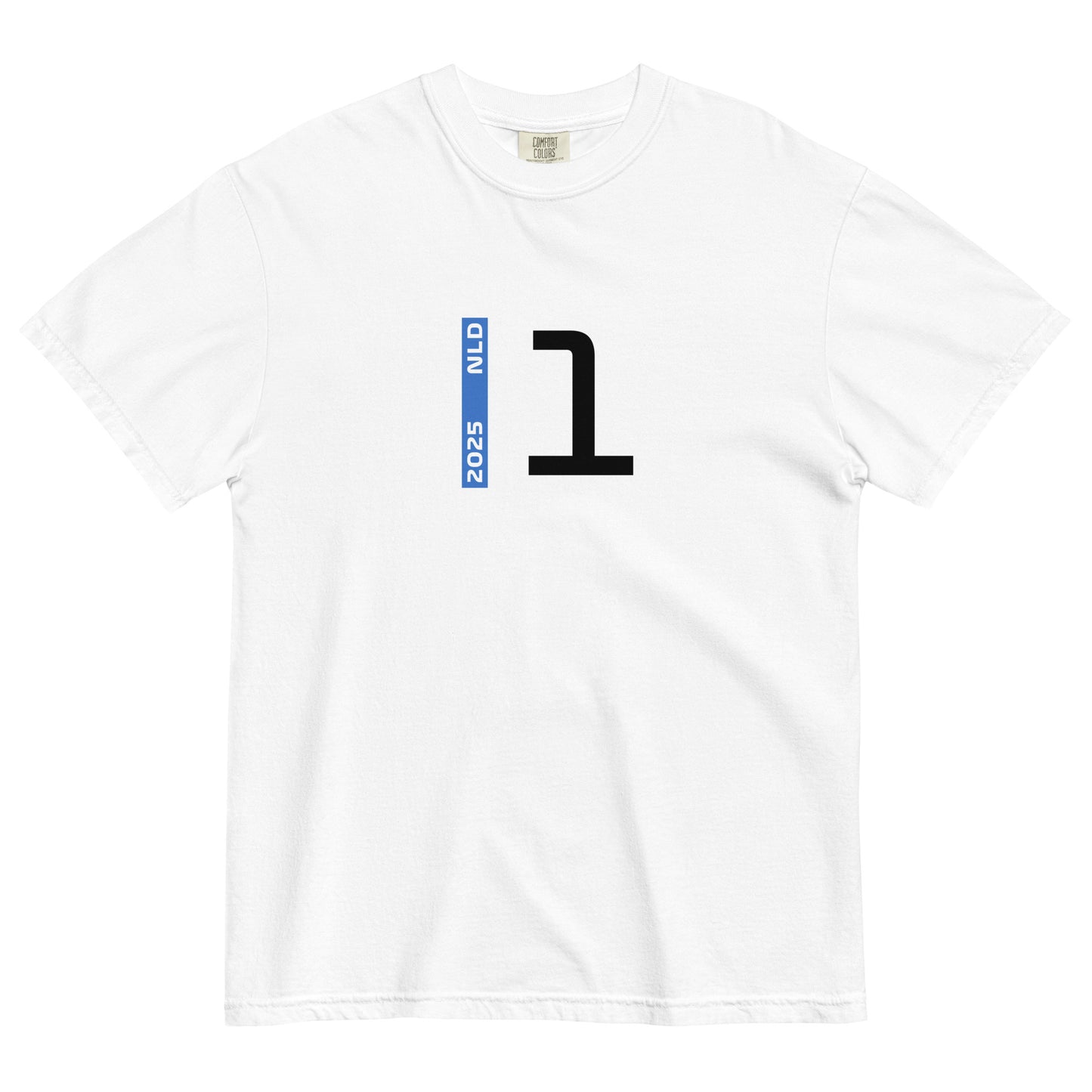 #1 F1 Driver Max Verstappen Unisex T-Shirt in White