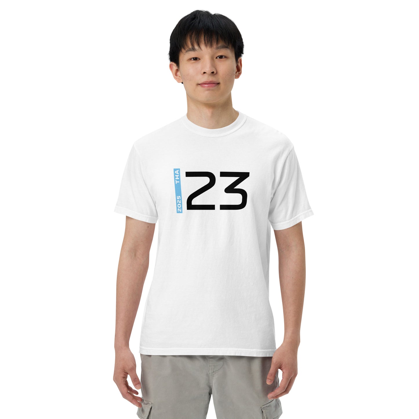 #23 F1 Driver Alex Albon Unisex T-Shirt in White