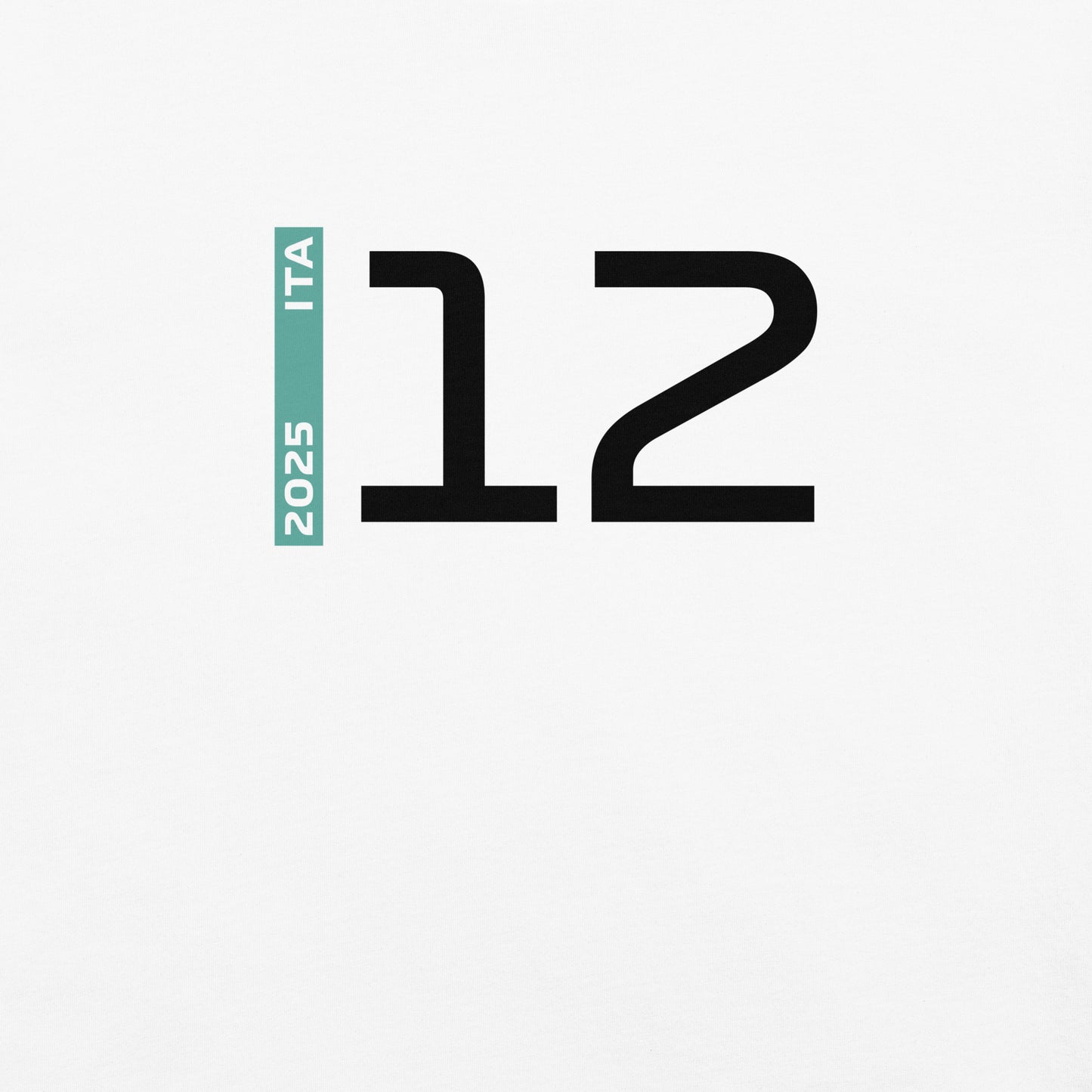 #12 F1 Driver Andrea Kimi Antonelli Unisex T-Shirt in White