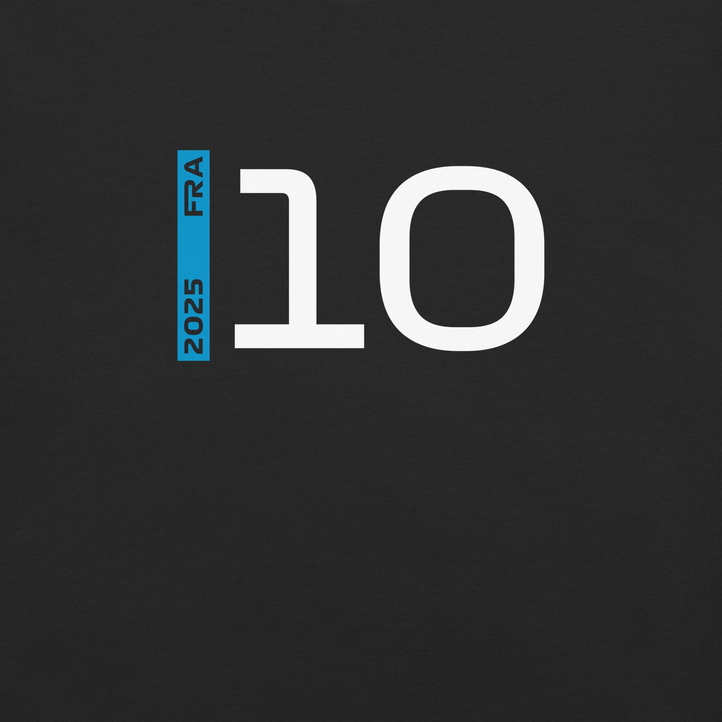 #10 F1 Driver Pierre Gasly Women's Relaxed T-Shirt in Black