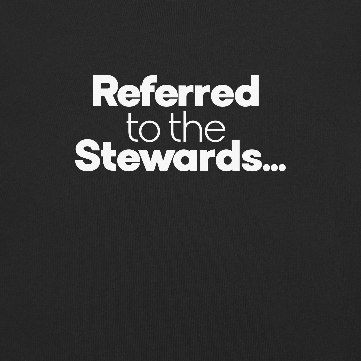 Referred to the Stewards Women's Relaxed T-Shirt in Black