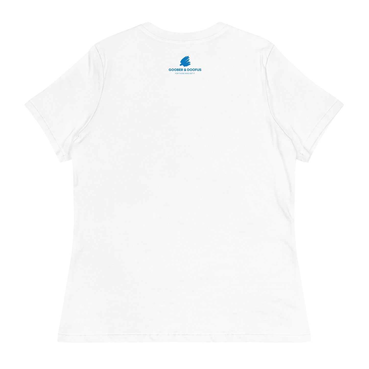 Box Box F1 Goober & Doofus Team Radio Women's Relaxed T-Shirt in White