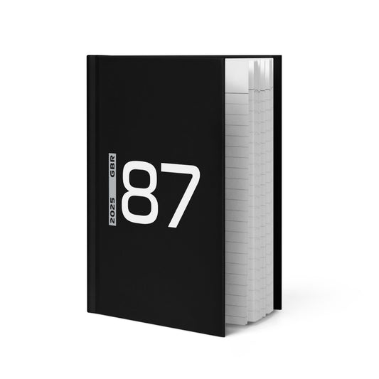 #87 F1 Driver Oliver Bearman Notebook