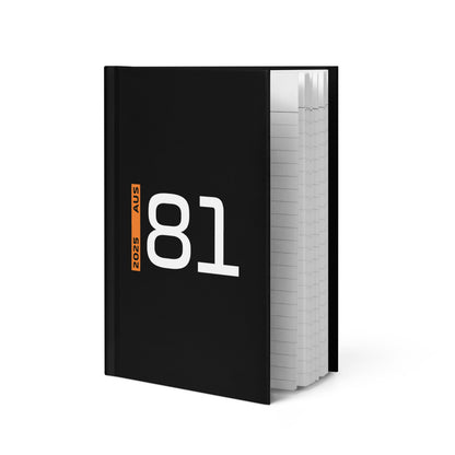 #81 F1 Driver Oscar Piastri Notebook