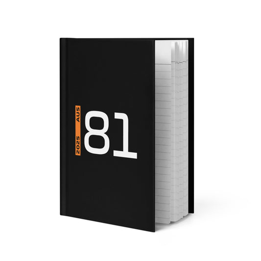 #81 F1 Driver Oscar Piastri Notebook