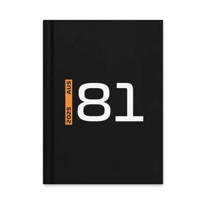 #81 F1 Driver Oscar Piastri Notebook