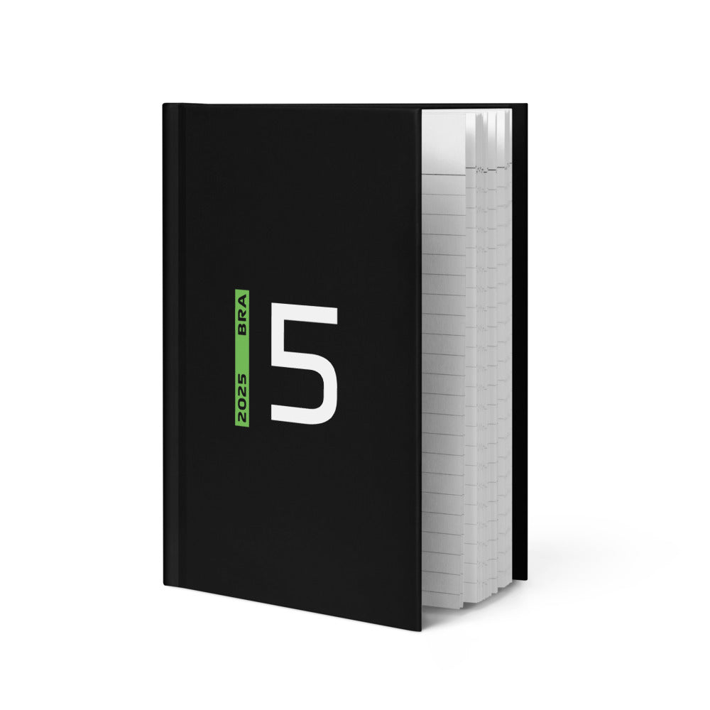 #5 F1 Driver Gabriel Bortoleto Notebook