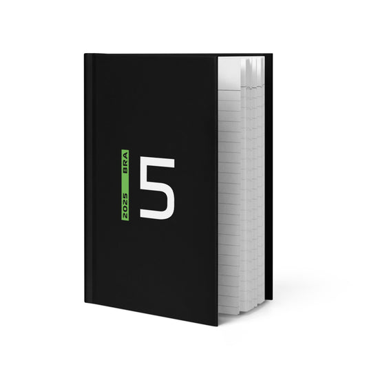 #5 F1 Driver Gabriel Bortoleto Notebook