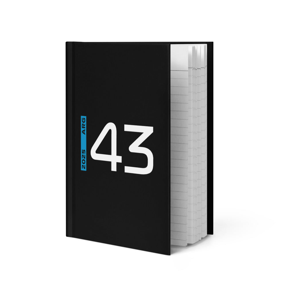 #43 F1 Driver Franco Colapinto Notebook