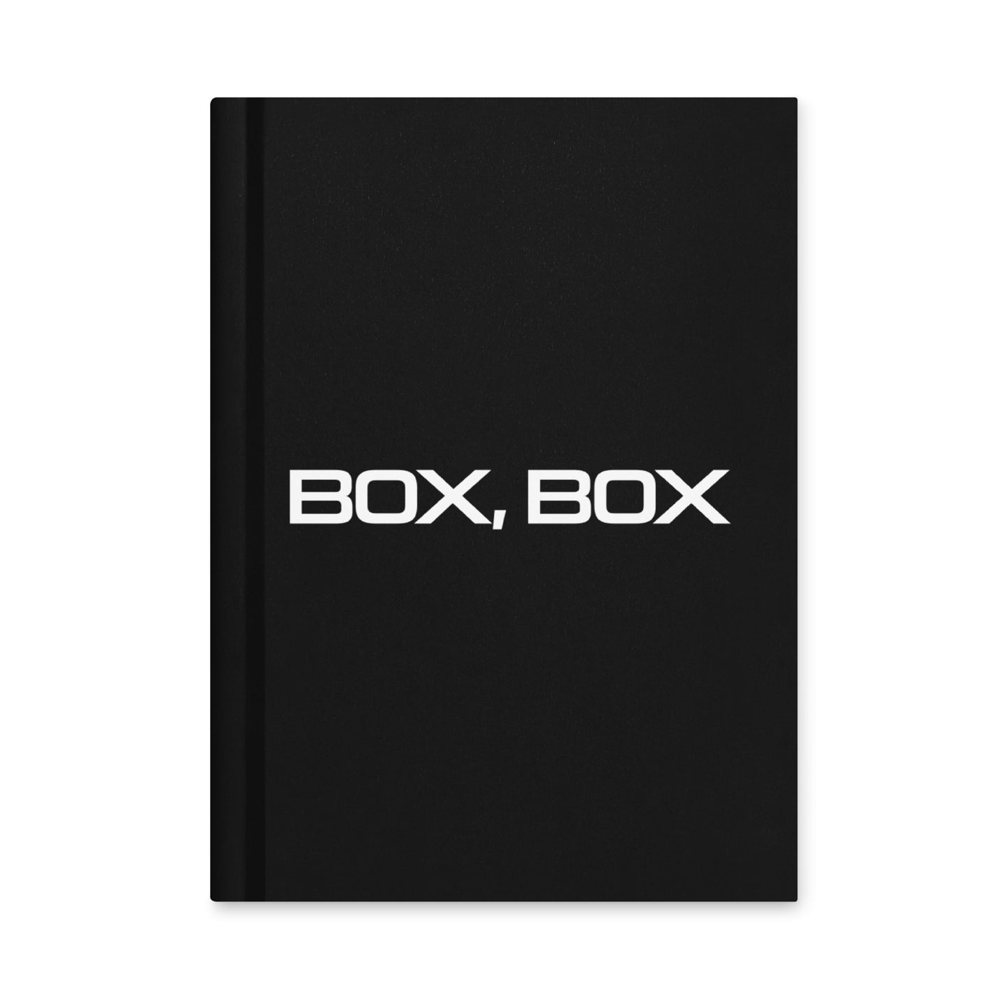 Box Box Text F1 Racing Notebook