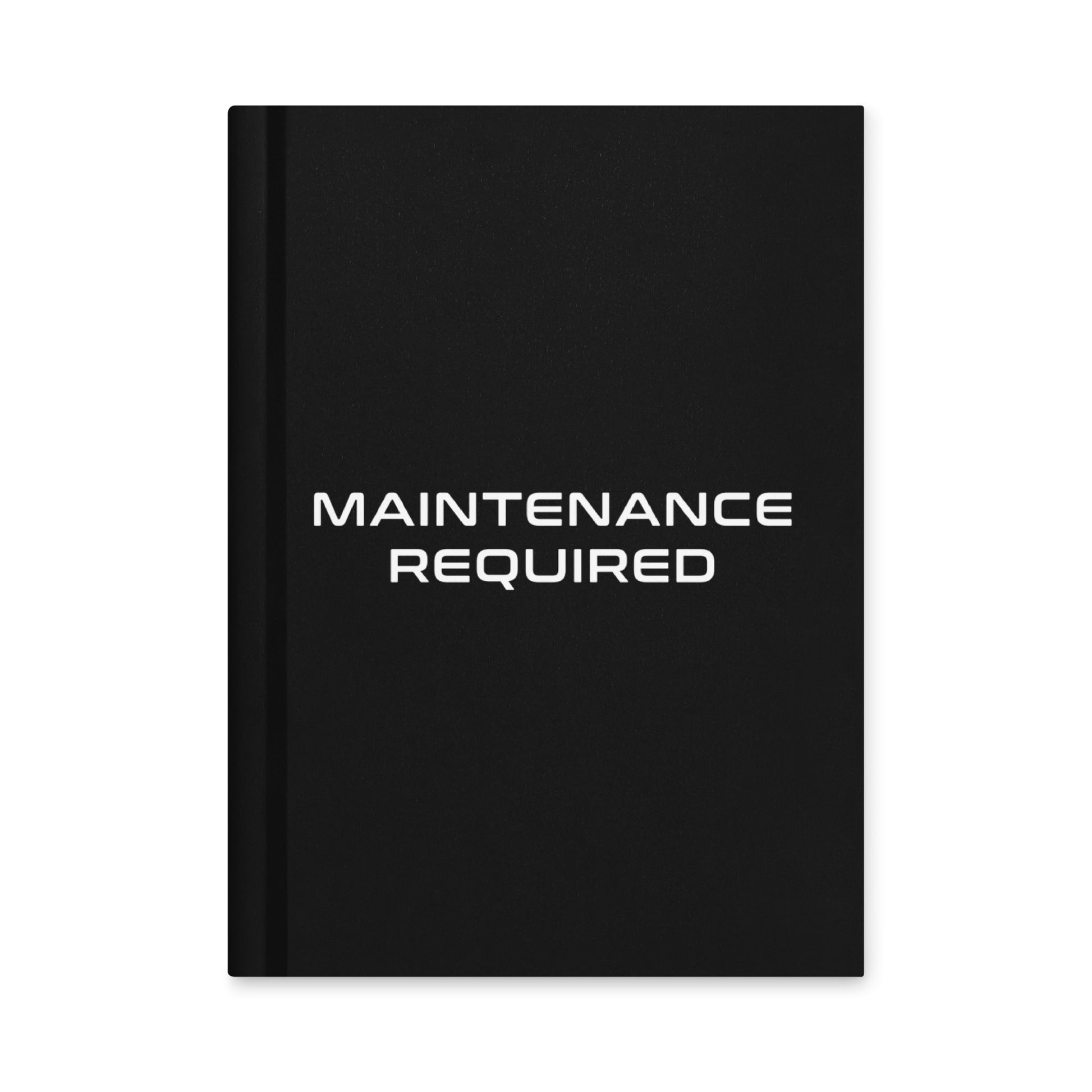 Maintenance Required F1 Racing Notebook