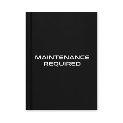 Maintenance Required F1 Racing Notebook
