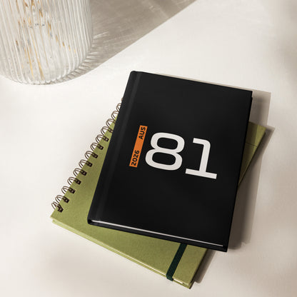 Oscar Piastri #81 F1 Driver Notebook - Laying Flat