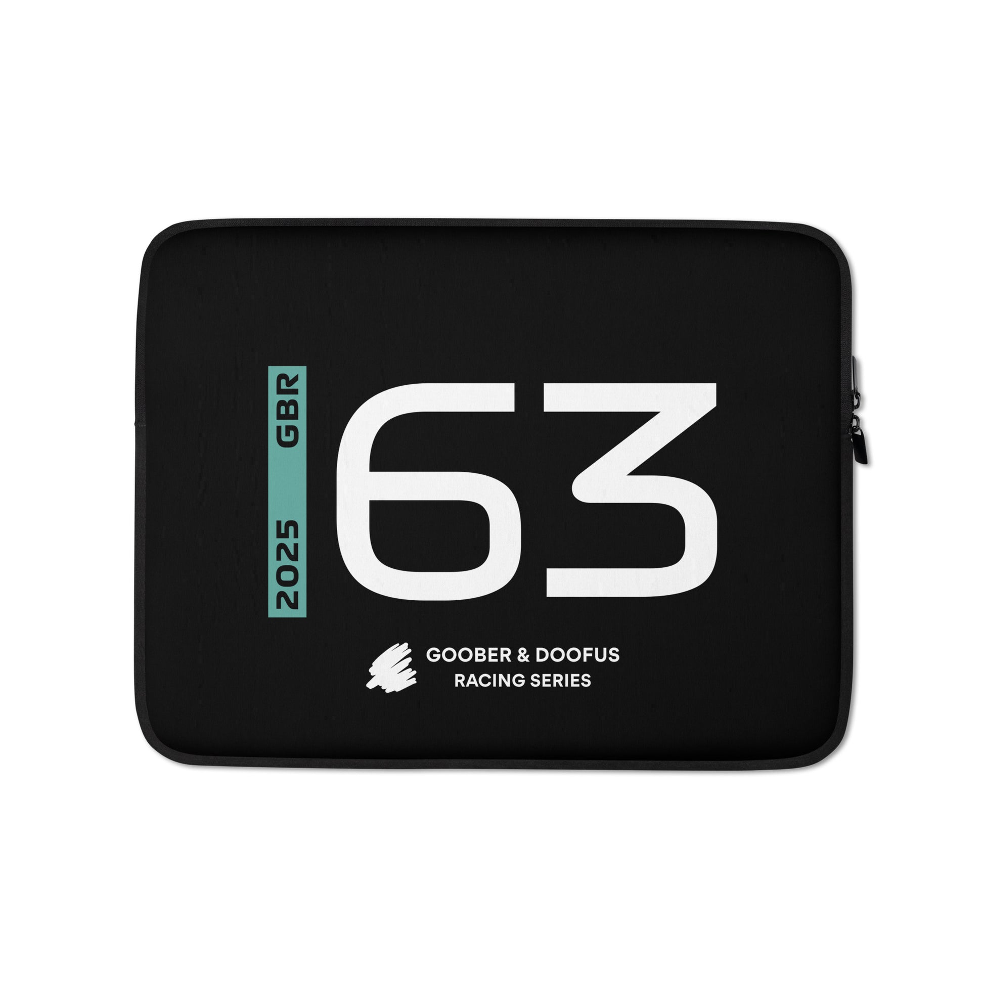 #63 F1 Driver George Russell 13" Laptop Sleeve